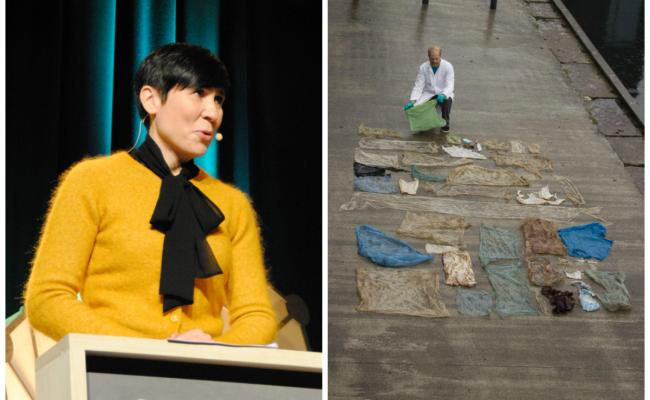 More than 30 plastic bags were found in the stomach of a beached Cuvier's beaked whale in Norway in 2017. Scientists blamed the rubbish for the whale's death. &quot;This brought to our attention that many of the countries that are most affected by marine litter do not produce that litter themselves,” Norway's foreign minister, Ine Eriksen Søreide, said. (Photo: Arne F. Finne (Søreide) and Christoph Noever/University of Bergen).