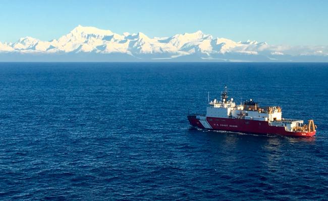 The Coast Guard Cutter Healy (WAGB-20), a polar-class icebreaker, transits Southeast Alaskan waters, November 24, 2018. The Coast Guard Cutter Healy (WAGB-20), a polar-class icebreaker, transits Southeast Alaskan waters, November 24, 2018.