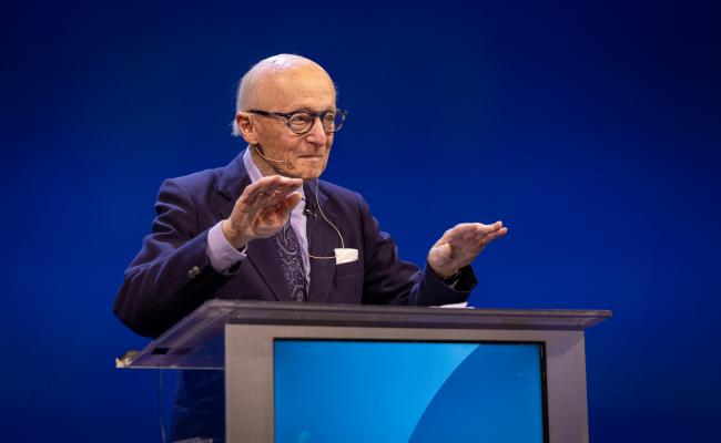 Kåre Willoch på Høyres landsmøte