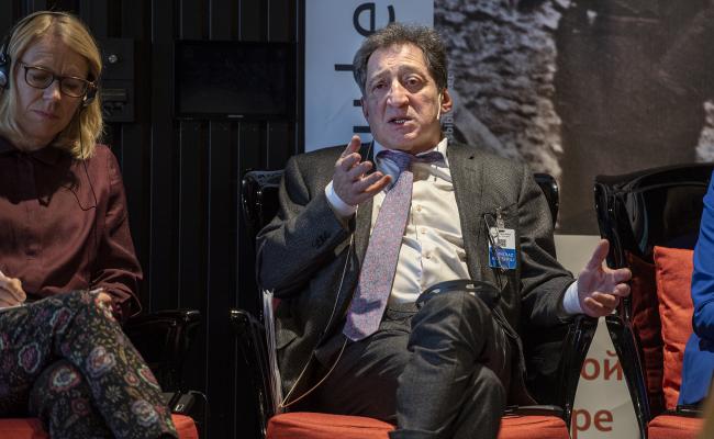 Anniken Huitfeldt og Tejmuraz Ramisjivili