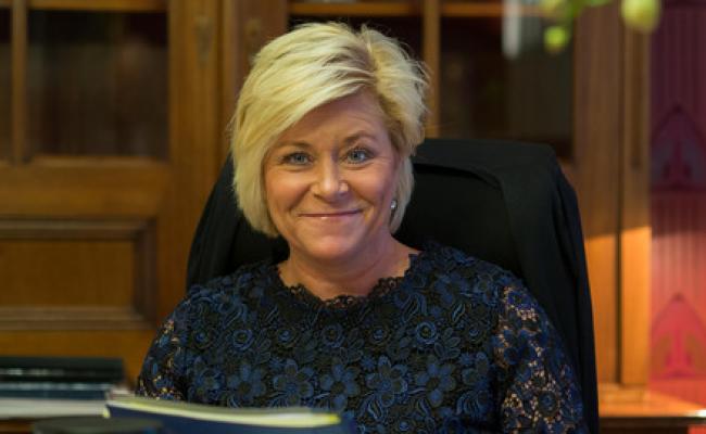 Finansminister Siv Jensen har i dag lagt fram forslag til statsbudsjett for 2020.