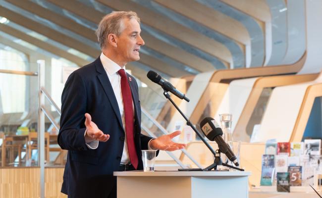 Jonas Gahr Støre (A).