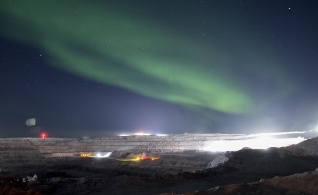 Gahcho Kué Mine, Northwest Territories, Canada, March 2018. Photo courtesy of Mountain Province Diamonds.