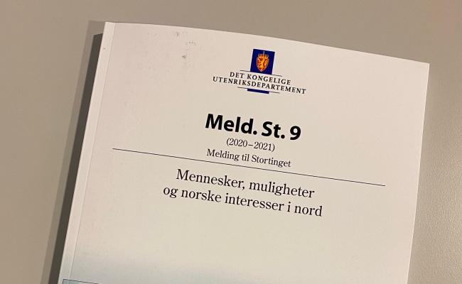 Nordområdemeldingen 2020: Mennesker, muligheter og norske interesser i nord
