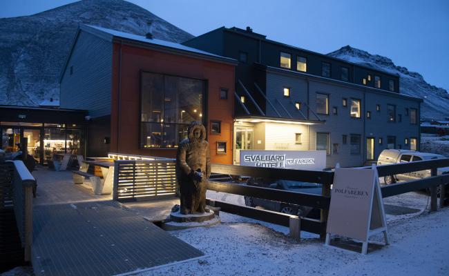 Svalbard hotell, Polfareren. (Foto Line Nagell Ylvisåker). Svalbard hotell, Polfareren. (Foto Line Nagell Ylvisåker).