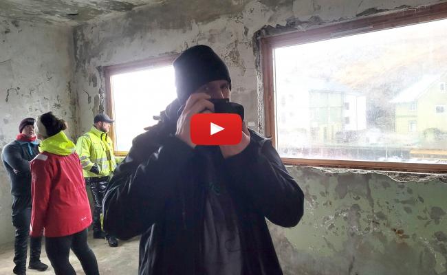 Aleksander Nordahl i Nyksund. YT Aleksander Nordahl i Nyksund. YT