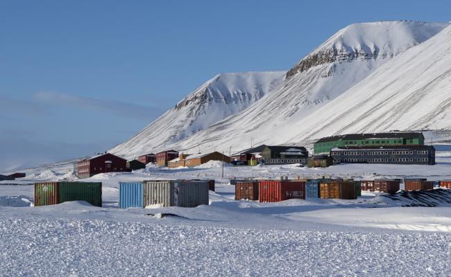 Svea sentrum, Svalbard. Svea sentrum, Svalbard.