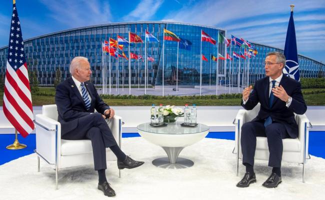 Bilateral meeting between NATO Secretary General Jens Stoltenberg and the President of the United States, Joe Biden