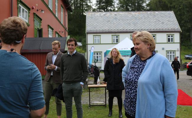 Erna Solberg, Bodø august 21
