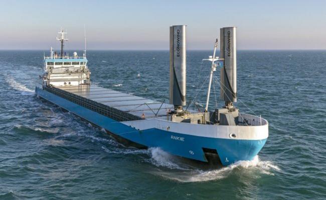 WASP-prosjekt. Containerskipet Ankie fra Nederland. (Foto: Marine Traffic)