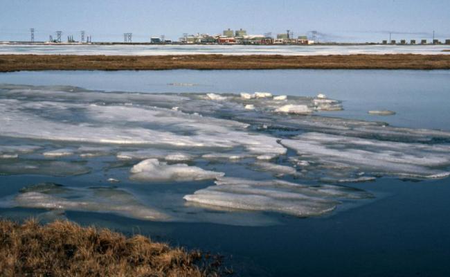 Prudhoe Bay, Alaska Prudhoe Bay, Alaska, oil production just west of the Arctic National Wildlife Refuge area