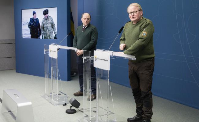 Storbritannia og Sveriges forsvarsministre