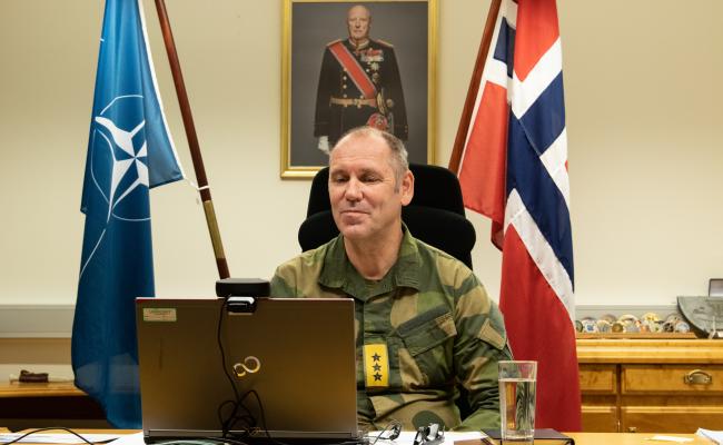 Videomøte med Odlo ved FOH og Moisejev ved Nordflåten