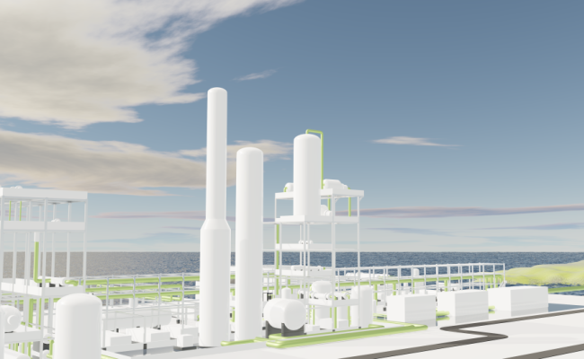 Fabrikk for produksjon av grønn ammoniakk