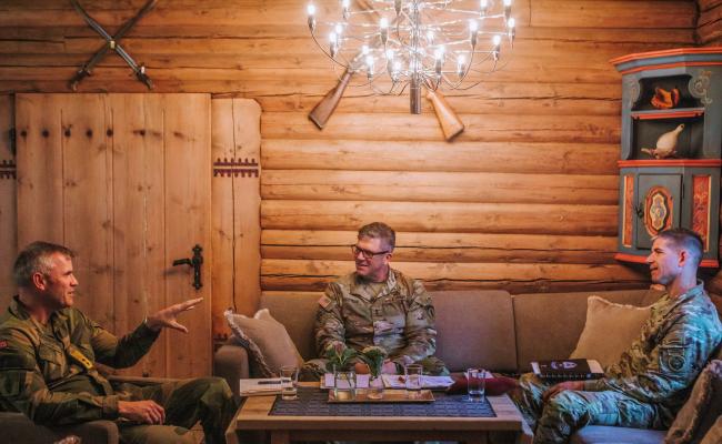 Lervik, Andrysiak and Eifler in Bardufoss Major Generals Lervik, Andrysiak and Eifler in Bardufoss