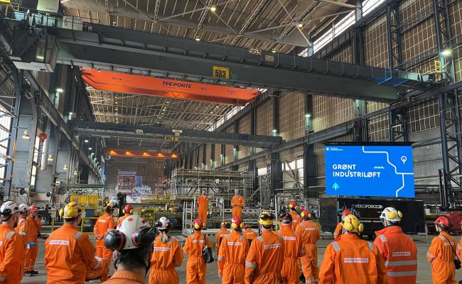 Pressekonferanse om regjeringens grønne industriløft Pressekonferanse om regjeringens grønne industriløft