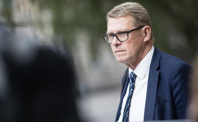 Finnish Parliament Speaker Matti Vanhanen.