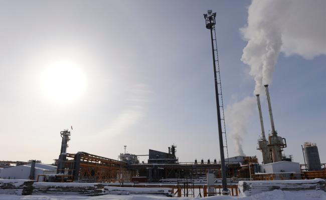 Kharyaga oilfield i Arctic Russia. (Photo: Svein Are Enes/Equinor)