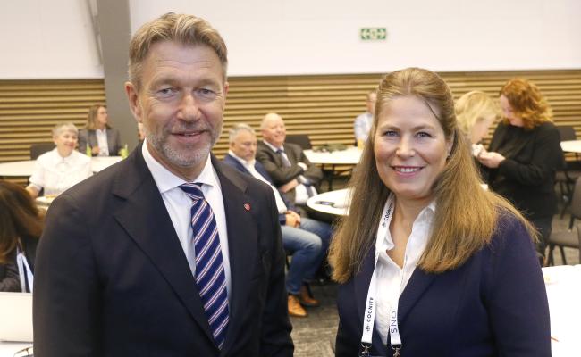 Terje Asland og Linda Helen Haukland, ONS 2022.