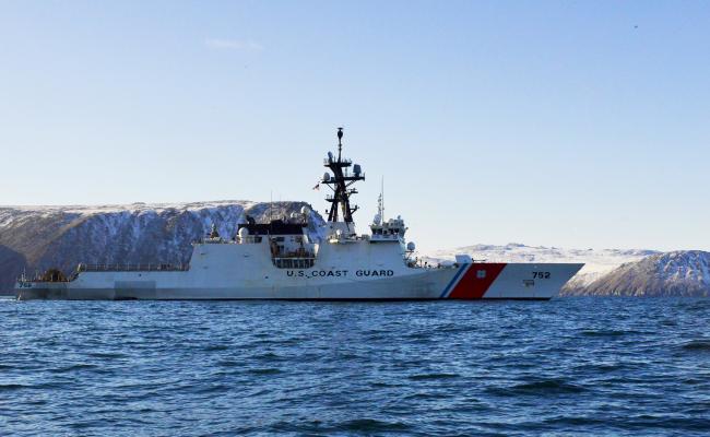 U.S. Coast Guard Cutter Stratton patrol the U.S.-Russian Maritime Boundary Line U.S. Coast Guard Cutter Stratton patrol the U.S.-Russian Maritime Boundary Line