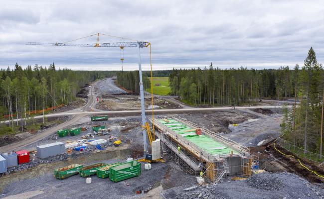 Bygging av Norrbotniabanen Bygging av Norrbotniabanen