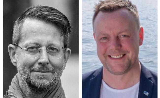 Leder Helge Ytterøy L`Orange og styremedlem Håkon Vahl i Åpne Høyre. (Foto: Høyre) Helge Ytterøy L`Orange, Håkon Vahl
