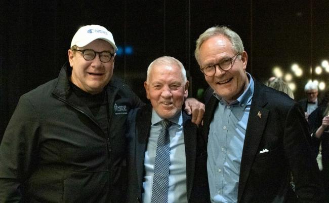 Scott Minerd, Frode Mellemvik og Felix Tschudi