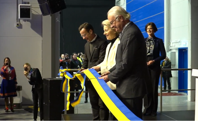 Fra åpningen av Esrange Spaceport