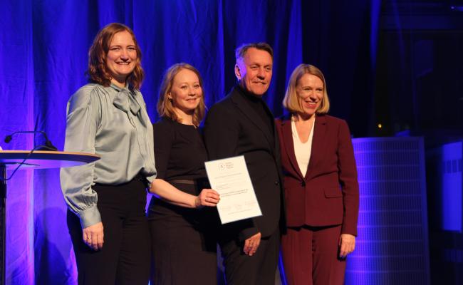Ida Pinnerød, Patti Bruns, Gunnar Wilhelmsen og Anniken Huitfeldt.