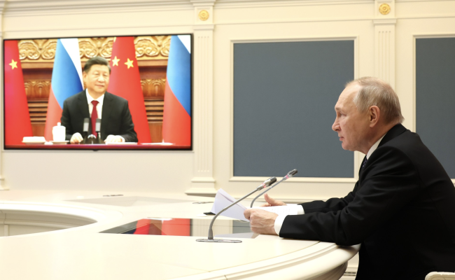 President Putin and President Xi discussed closer cooperation between the two countries during last week’s meeting. (Source: Kremlin) President Putin and President Xi