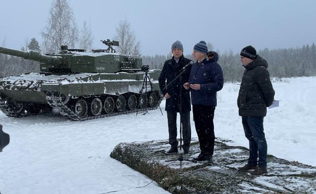 Pressekonferanse Rena leir