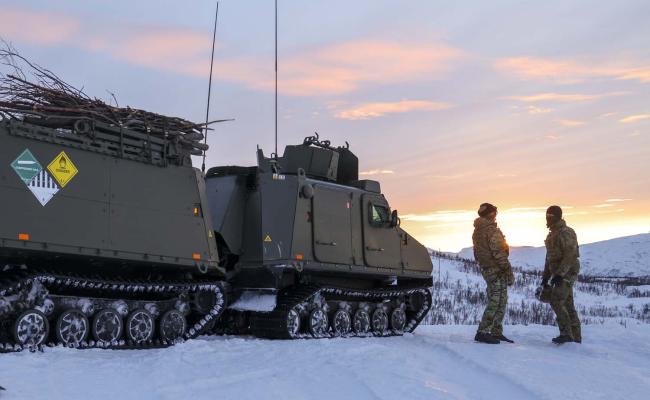 Royal Marines during exercise in Northern Norway. (Source: UK Ministry of Defence) Royal Marines