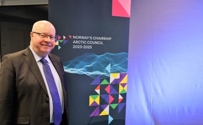 Morten Høglund is Norway's Arctic Ambassador and is representing Norway in the Arctic Council as Senior Arctic Official. (Photo: Hilde Bye / High North News). Norges ambassadør for Arktis, Morten Høglund.