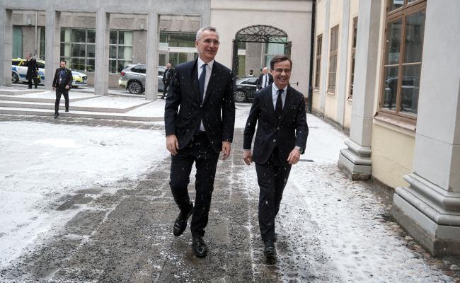NATO Secretary General Jens Stoltenberg and Swedish Prime Minister Ulf Kristersson in Stockholm. (Photo: NATO) NATO Secretary General Jens Stoltenberg and Swedish Prime Minister Ulf Kristersson in Stockholm.