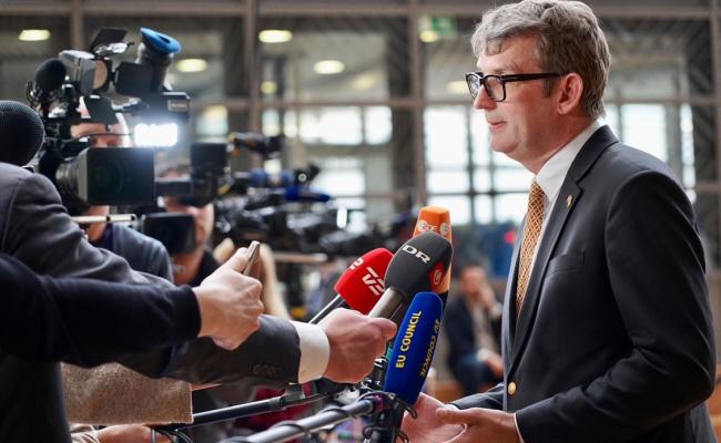 Fungerende forsvarsminister Troels Lund Poulsen. Fungerende forsvarsminister Troels Lund Poulsen.