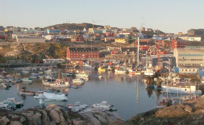 Havnen i Ilulissat Havnen i Ilulissat