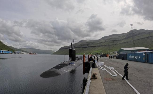 USS Delaware in the Faroe Islands