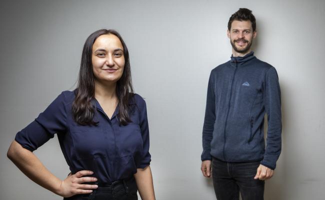 Seher Aydar og Bjørnar Moxnes