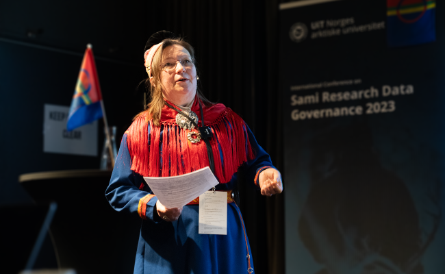 Ann Ragnhild Broderstad er faglig leder for Senter for samisk helseforskning (SSHF) ved UiT Norges arktiske universitet. (Foto: UiT) Ann Ragnhild Broderstad