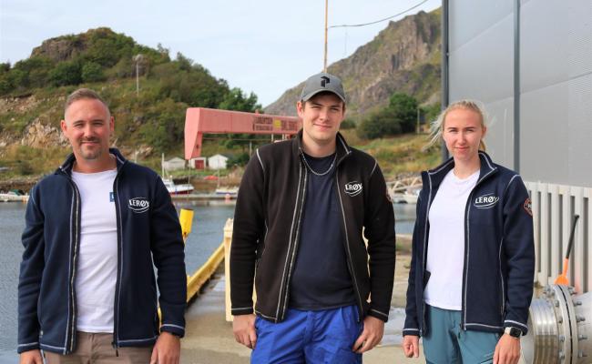 The fish landing in Skarvågen