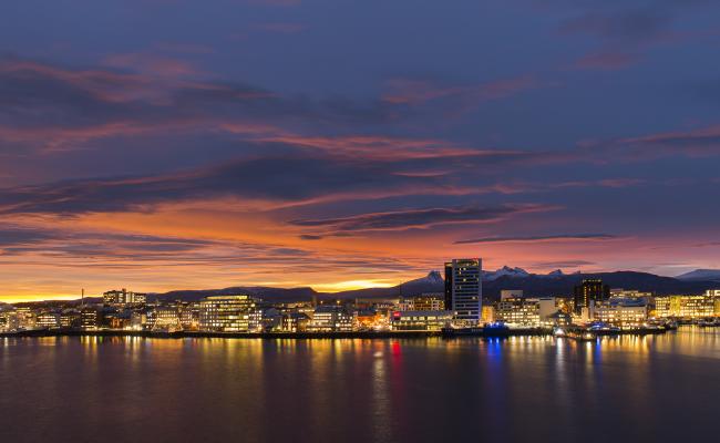 Bodø skyline. (Foto: Ernst Furuhatt) Bodø