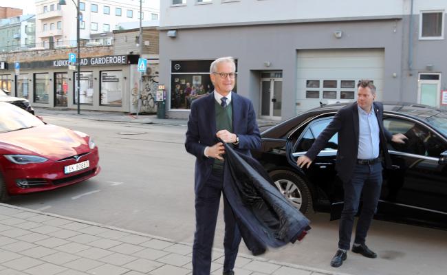 Jonas Gahr Støre ankommer Agenda Nord-Norge i Bodø