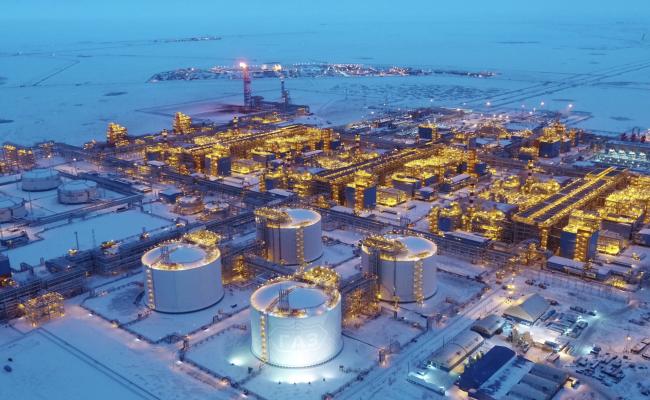 Novatek’s Yamal LNG facility in the Russian Arctic. (Source: Novatek) novatek yamal lng.