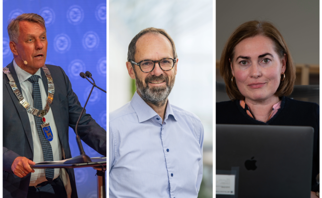 Gunnar Wilhelmsen, Jan-Gunnar Winther og Camilla Brekke