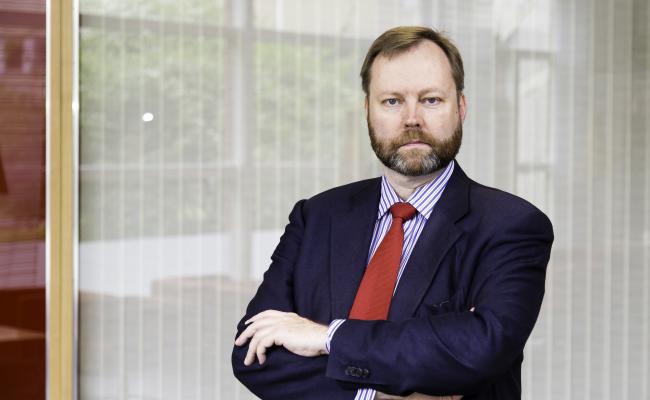 Niklas Granholm, forskningsleder ved Totalförsvarets forskningsinstituts enhet for sikkerhetspolitikk. (Foto: Julio Gonzalez/FOI)