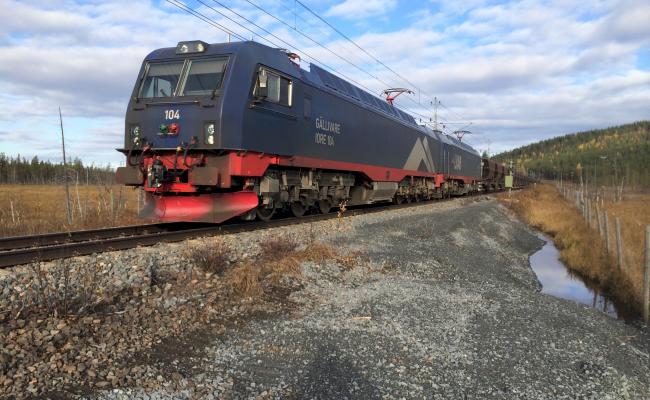 Arkivfoto av Malmbanen