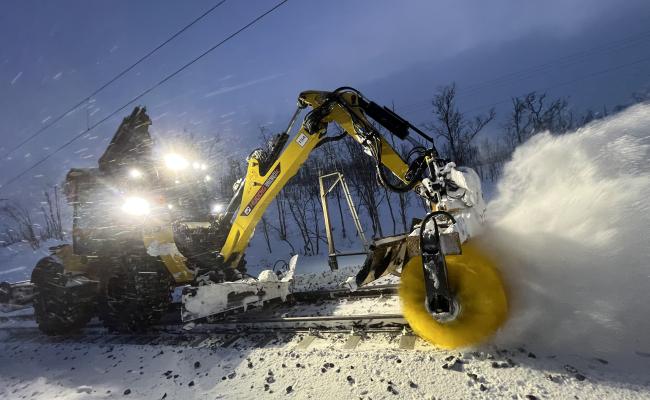 Fra opprydningsarbeidet på Malmbanen Fra opprydningsarbeidet på Malmbanen