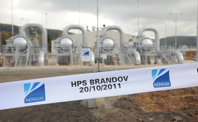 Photo of cross border natural gas station. (Source: Central European gas Transmission System Operator, NET4GAS) cross border natural gas station