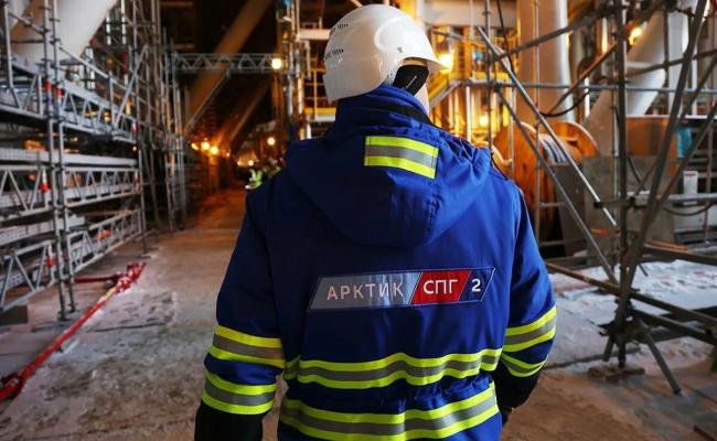 Photo of construction at Novatek’s Belokamenka assembly yard near Murmansk. (Source Novatek) Belokamenka Novatek Yard.