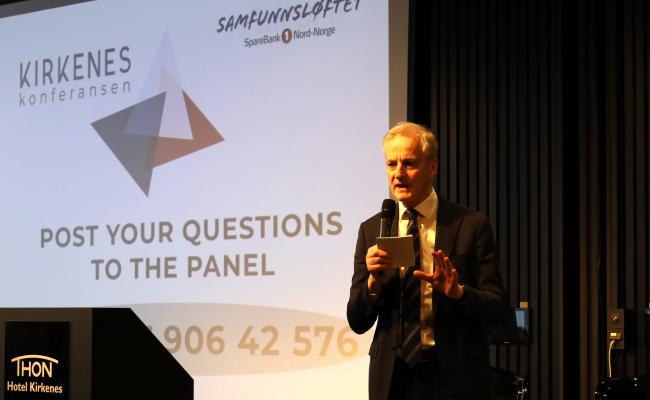 Jonas Gahr Støre på Kirkeneskonferansen